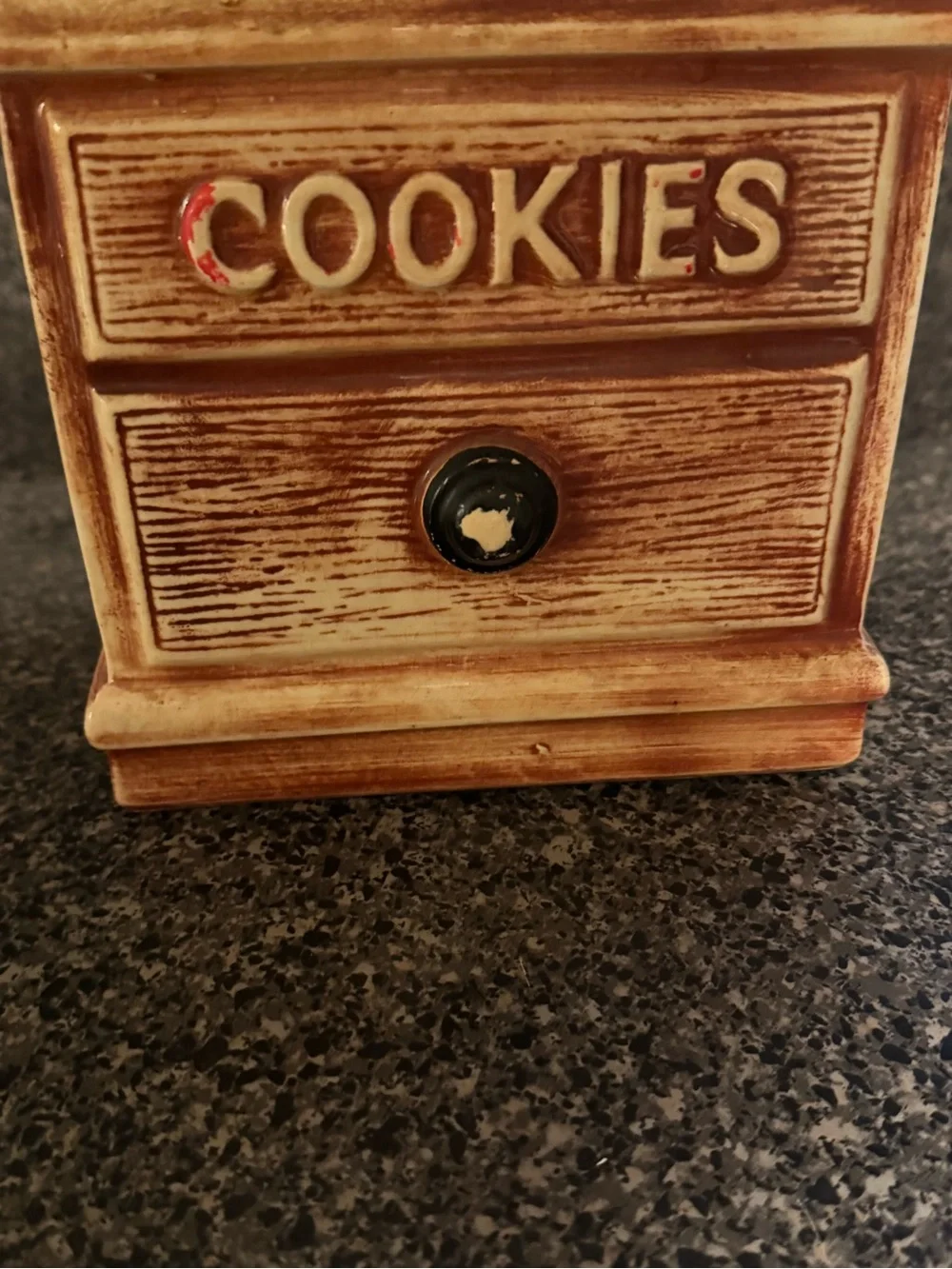 VTG McCoy Pottery Coffee Grinder Cookie Jar